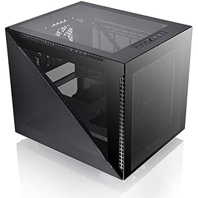 Torre Micro-ATX Thermaltake Divider 200 TG Negro